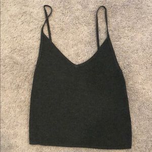 Dark grey tank top